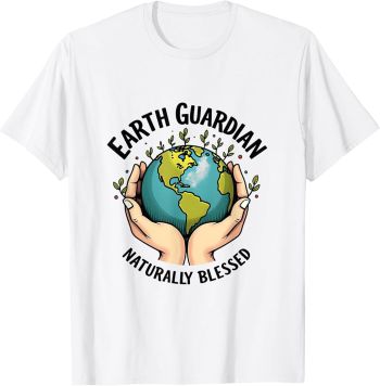 Earth Guardian Naturally Blessed T-Shirt-Gray-XL